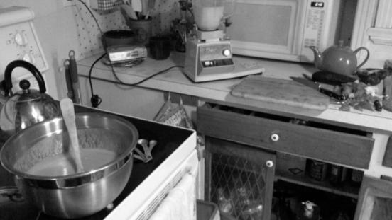 ROR hero image featuring gazpacho being made in a kitchen